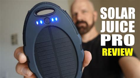 Solar Juice Pro Review A Solar Mobile Charger Youtube