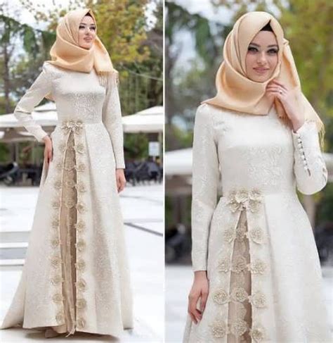 10 Model Gaun Hijab Cantik Untuk Acara Perpisahan Fashion