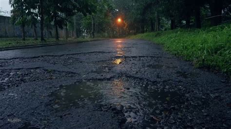 Slow Rain On Broken Road Indonesia Calm Rain Drops Help Insomnia