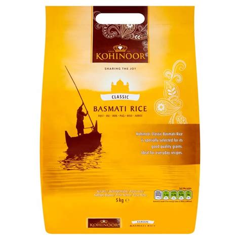 About basmati rice grown mostly in northern india and parts of pakistan, for centuries basmati rice has been the pride of the india. Kohinoor Classic Basmati Rice 5Kg - Tesco Groceries