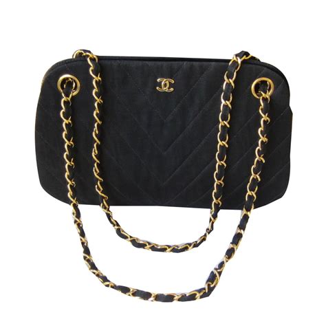 Chanel Handbags Black Cloth Ref46162 Joli Closet