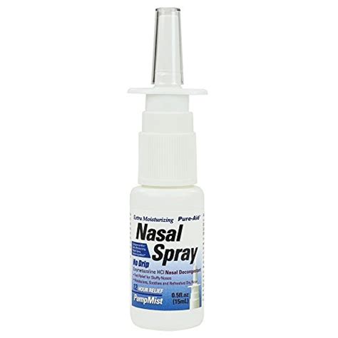 Pure Aid No Drip Extra Moisturizing Nasal Decongestant Spray 05 Oz 2 Pack Buy Online In Uae