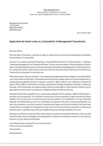 Useful phrases for a formal letter of application. Bewerbung Cover Letter Englisch Muster - 89+ Cover Letter ...