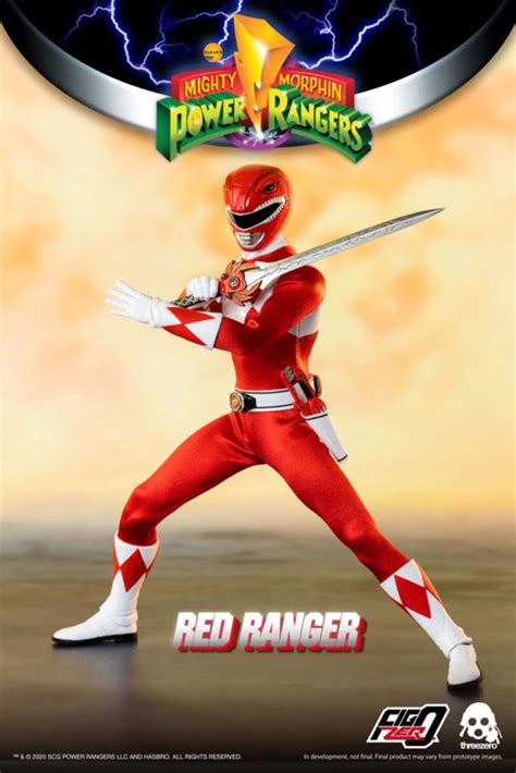 Mighty Morphin Power Rangers Figzero Af 16 Red Ranger Power Rangers