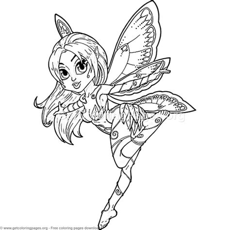 creative art  fairy butterfly coloring pages getcoloringpagesorg
