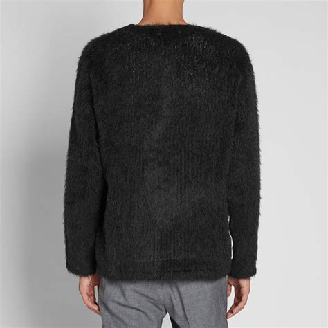 Our Legacy Mohair Cardigan Mohair Black End Us