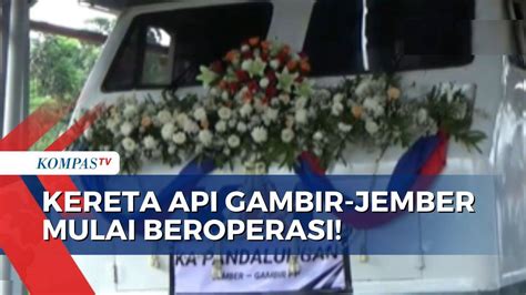 Resmi Beroperasi Kereta Api Pandalungan Gambir Jember Miliki Rute