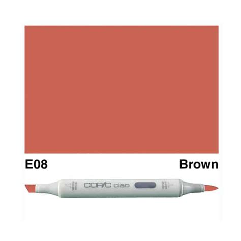 Buy Brown E08 Y000 Copic Ciao Marker Copic Markers Copic Marker