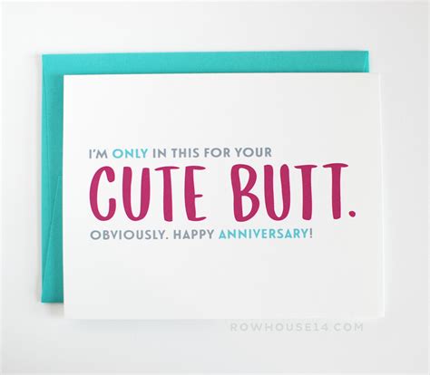 Funny Anniversary Card Sexy Anniversary Card Im Only