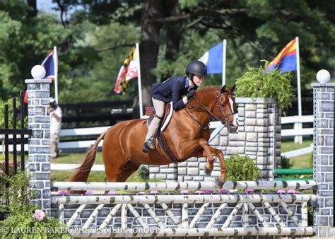 Claire Campbell Rides To The Top In Small Pony Hunter Division At Us