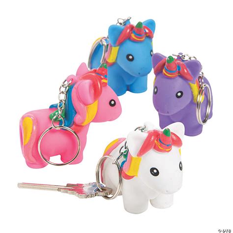 Unicorn Poop Squeeze Toy Keychains Oriental Trading