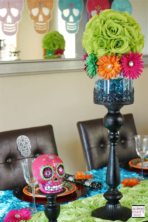 Day Of The Dead Halloween Party Week Soiree Event Design