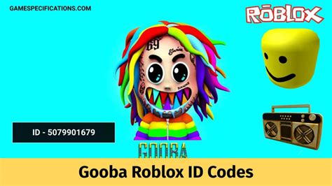 3 Working Gooba Roblox Id Codes 2024 Game Specifications