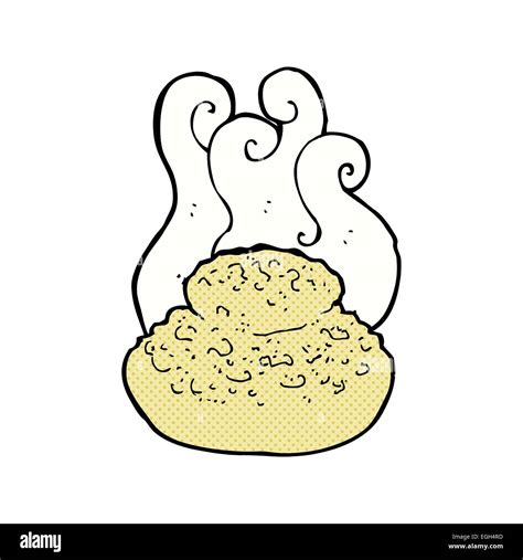 Steaming Hot Bread Cartoon Stock Vector Image And Art Alamy