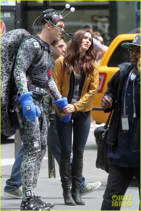 Megan Fox Hold Hands With Her Co Star Alan Ritchson While Filming A