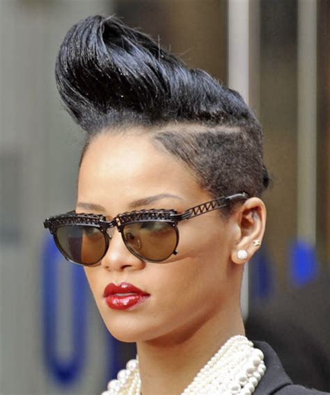 Rihanna Bold Undercut Faux Hawk
