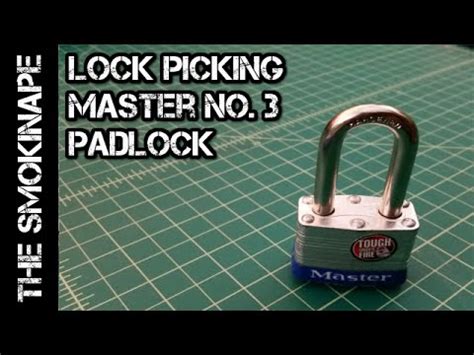 Lock Picking Master Lock No Padlock Thesmokinape Youtube