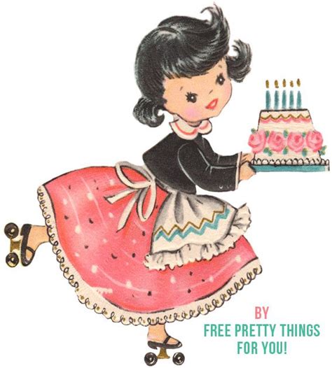 Printable A Rollerskating Birthday Party Free Vintage Graphic