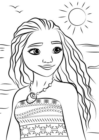 We have collected 38+ moana printable coloring page images of various designs for you to color. Princess Moana Portrait coloring page | Free Printable ...