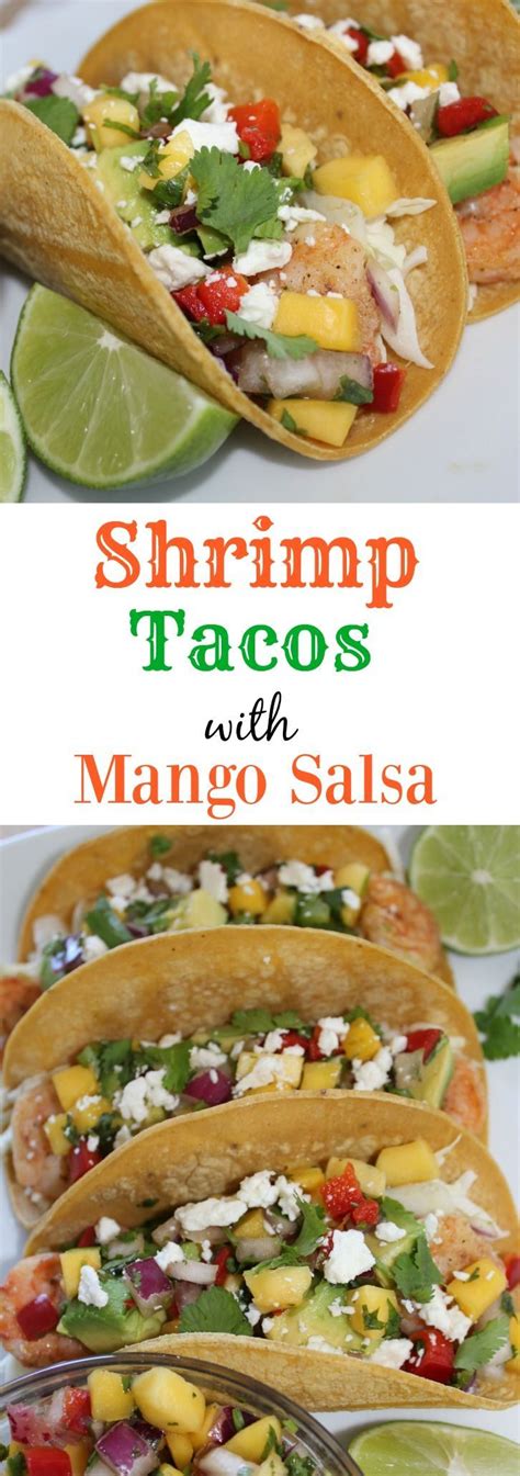 You'll never believe they're grain free! These simple Marinated Shrimp Tacos with Mango Salsa are a ...