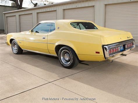 Mercury Cougar Coupe 1973 Yellow For Sale 3f93h532942 1973 Mercury