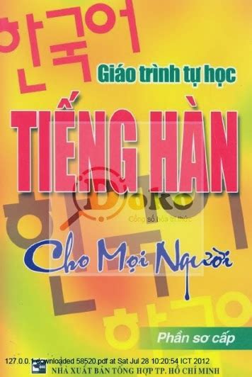 Giao Trinh Tu Hoc Tieng Han Cho Moi Nguoi Phan So Cap ~ Hoc Tieng Han