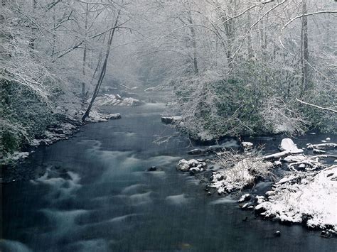 42 Smoky Mountain Winter Scenes Wallpaper Wallpapersafari