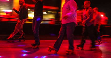 Retro Roller Skating Under The Strobe Lights The New York Times