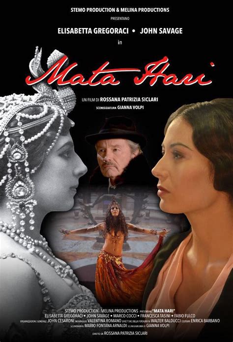 Ваина джоканте, ойсин стак, джон корбетт и др. Mata Hari, cresce l'attesa per la prima del film con ...