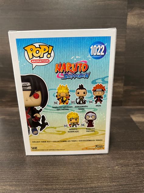 Funko Pop Itachi With Crows 1022 Protector Mint Etsy