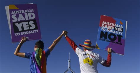 australian parliament approves same sex marriage