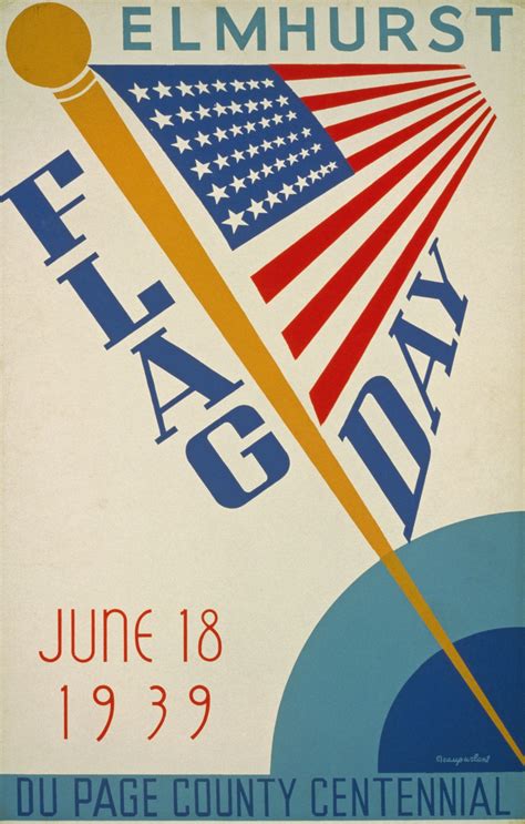 Vintage Flag Day Poster Free Stock Photo Public Domain Pictures