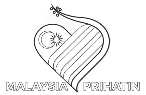 Official ensigns flag and coat of arm of malaysia vector image. Gambar Mewarna Malaysia Prihatin