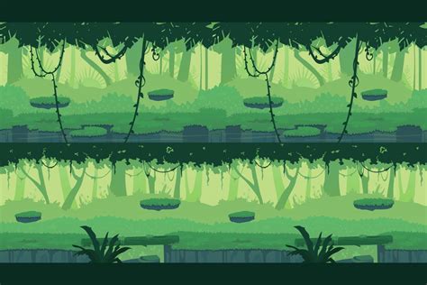 Jungle 2d Game Backgrounds 2d Game Background Game