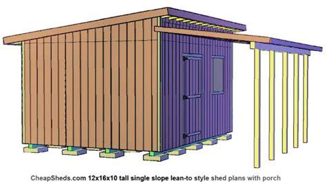 20 Free Lean To Shed Plans With Detailed Instuctions And Pdf