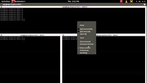 Howto Linux Split Terminal Window Easily With Terminator Youtube