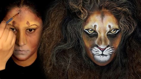 The Lion King Simba Tranformation Makeup Tutorial Youtube