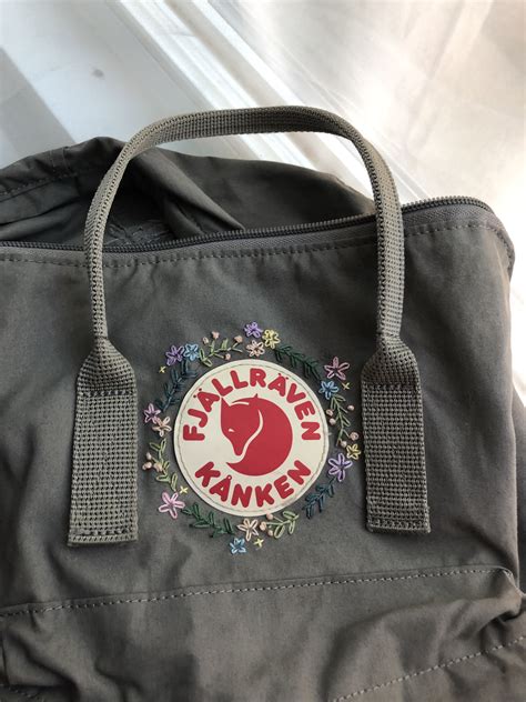 Kånken Backpack Custom Hand Embroidery Embroidered Backpack Kanken