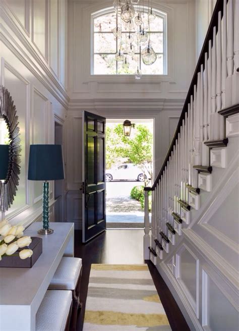 Love White Foyer Design Hallway Designs Narrow Hallway Decorating