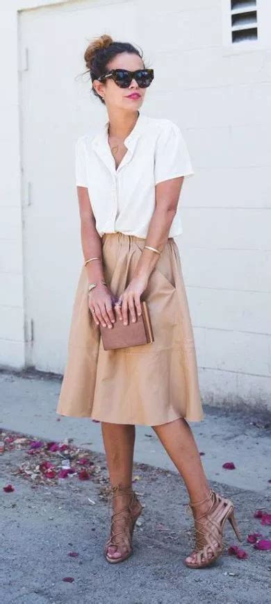 a collared shirt makes for one of the best cute summer work outfits for women