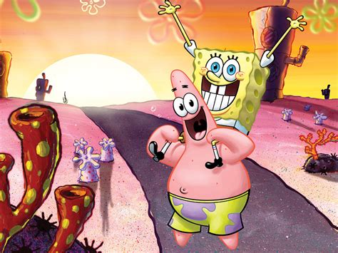 Patrick Star And Spongebob Squarepants Wallpaper