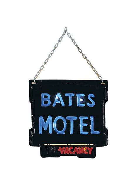 Lit Bates Motel Sign For A Spooky Halloween Bates Motel Light Up