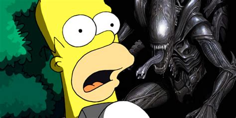 Simpsons Alien Parody Proves The Films Rejected Ending Would Have Worked