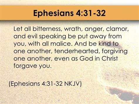 Ephesians 431 32 Ephesians 4 Nkjv Forgiving Yourself Wrath