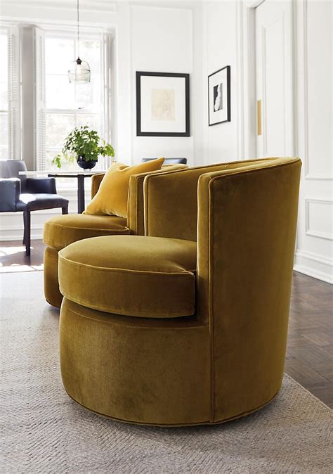 Swivel Chairs Living Room Upholstered Minimal Homes