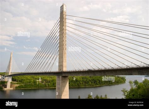 Penobscot Narrows Bridge Hi Res Stock Photography And Images Alamy