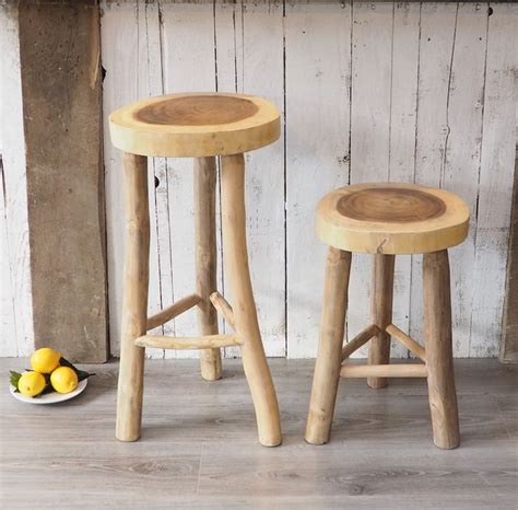 Traditional, contemporary and coastal, we've got the bar stool styles you love These rustic wood kitchen stools - Great rustic bar stools ...