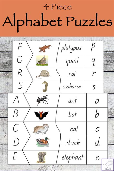 Best Free Printable Alphabet Puzzles Of All Time Don T Miss Out
