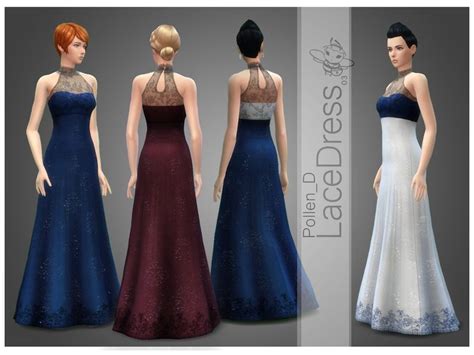 Three Dresses With Different Colors Are Shown In The Same Image One Is