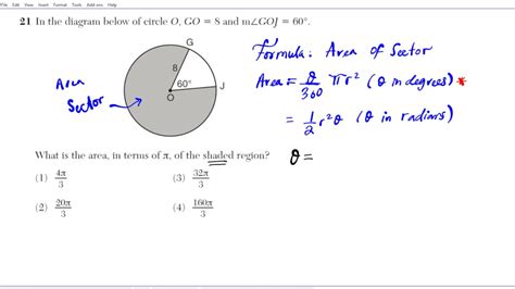 Defined and classified as major arc or minor arc. How to Calculate the Area of a Sector Geometry Common Core ...